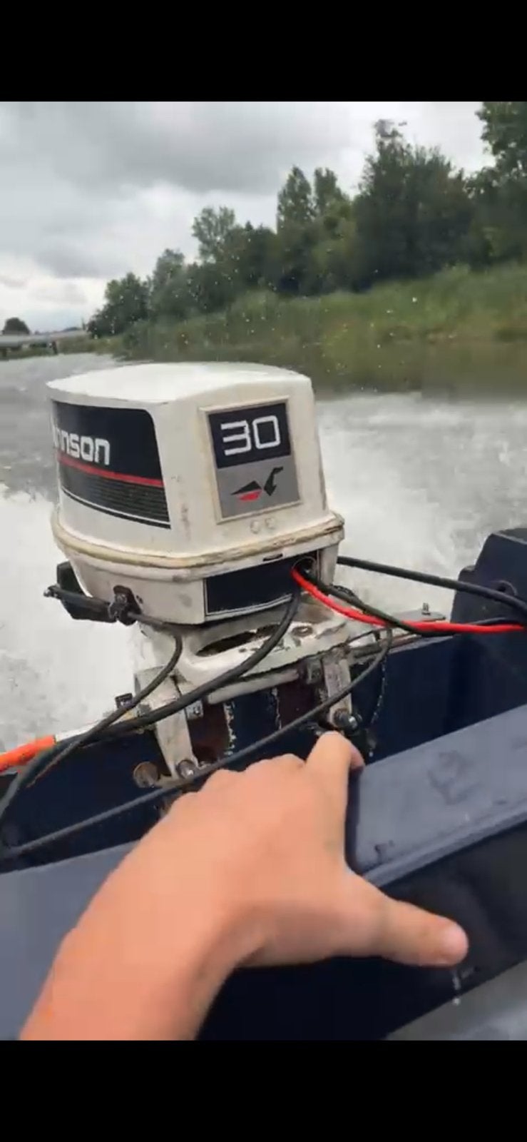 Speedboot met 30 pk jonhson, Ophalen of Verzenden, Gebruikt, Motor en Techniek