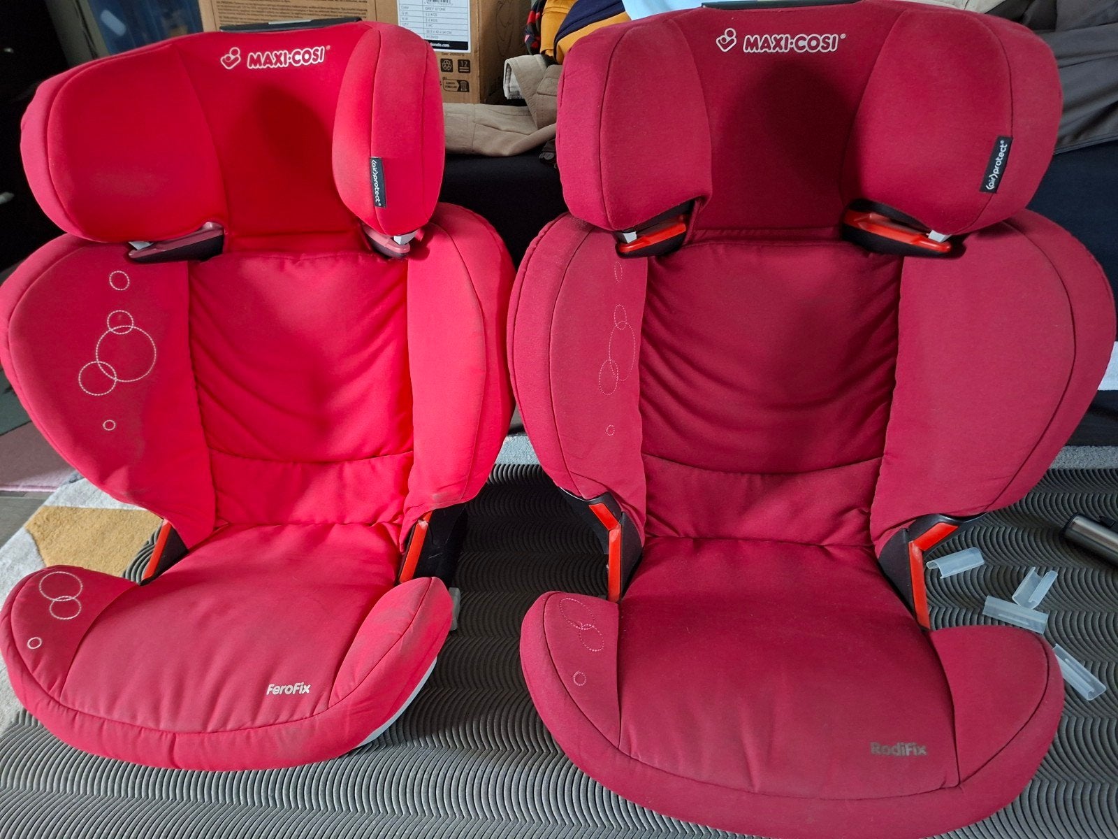 2 autostoelen, 1 ferofix en 1 rodifix Maxi cosi, Kinderen en Baby's, Autostoeltjes, Ophalen, Gebruikt, 15 t/m 36 kg, Isofix