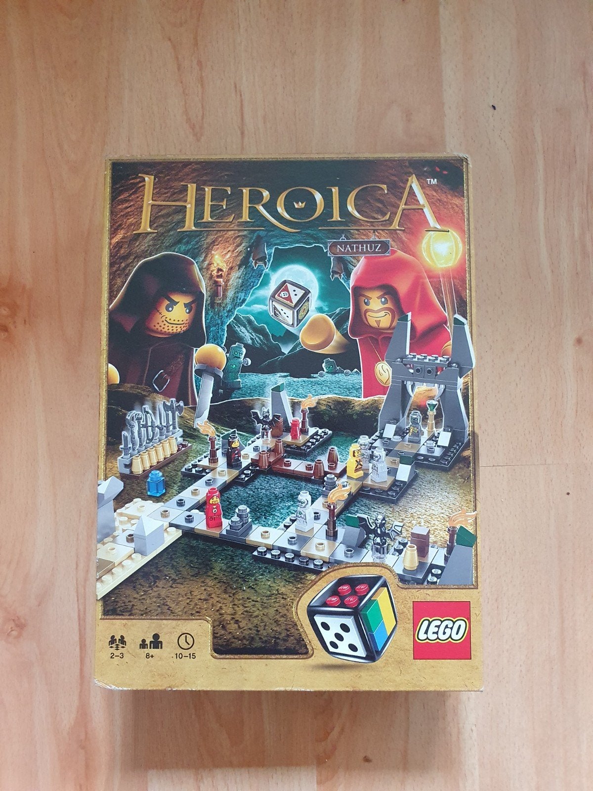 Lego Heroica Nathuz 3859 Bordspel - Compleet Avontuur, Compleet, Gebruikt, Overige thema's, Lego