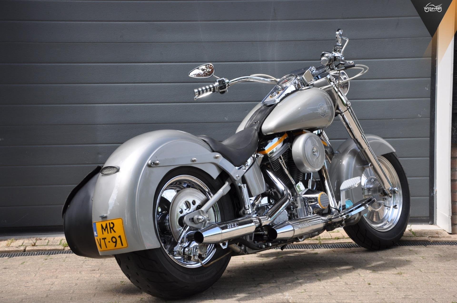 Harley Davidson FLSTF Fat Boy Grey Ghost / Hiroshima special, 1340 cc, Chopper, Info@witteveenmotoren.nl, 8
4436NB  Oudelande, NL