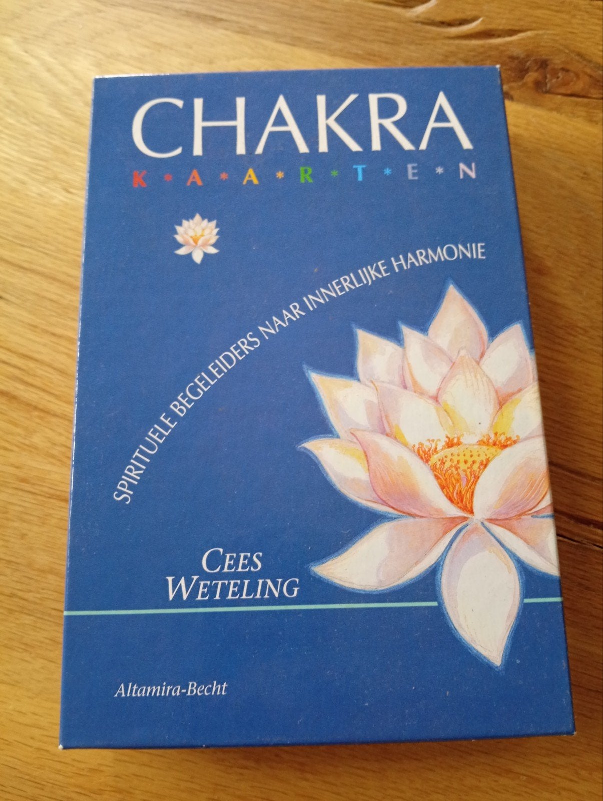 Chakra Kaarten - Cees Weteling, Achtergrond en Informatie, Spiritualiteit algemeen, Ophalen of Verzenden, Zo goed als nieuw