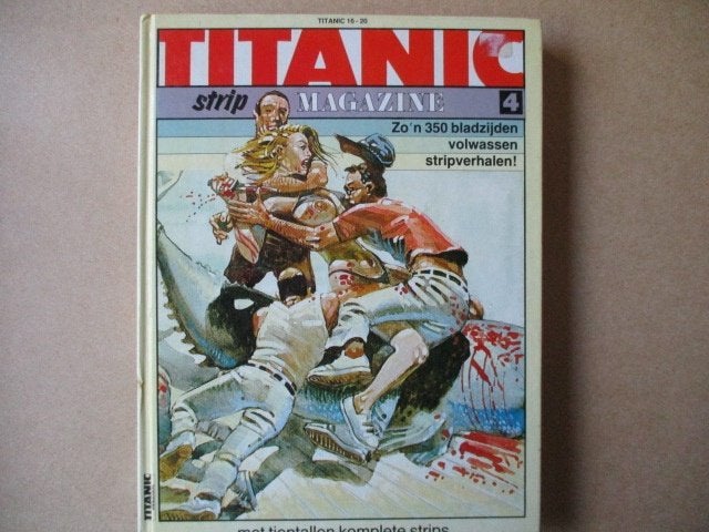 adv9197 titanic strip magazine bundeling 4 hc, Boeken, Eén stripboek, Ophalen, Gelezen