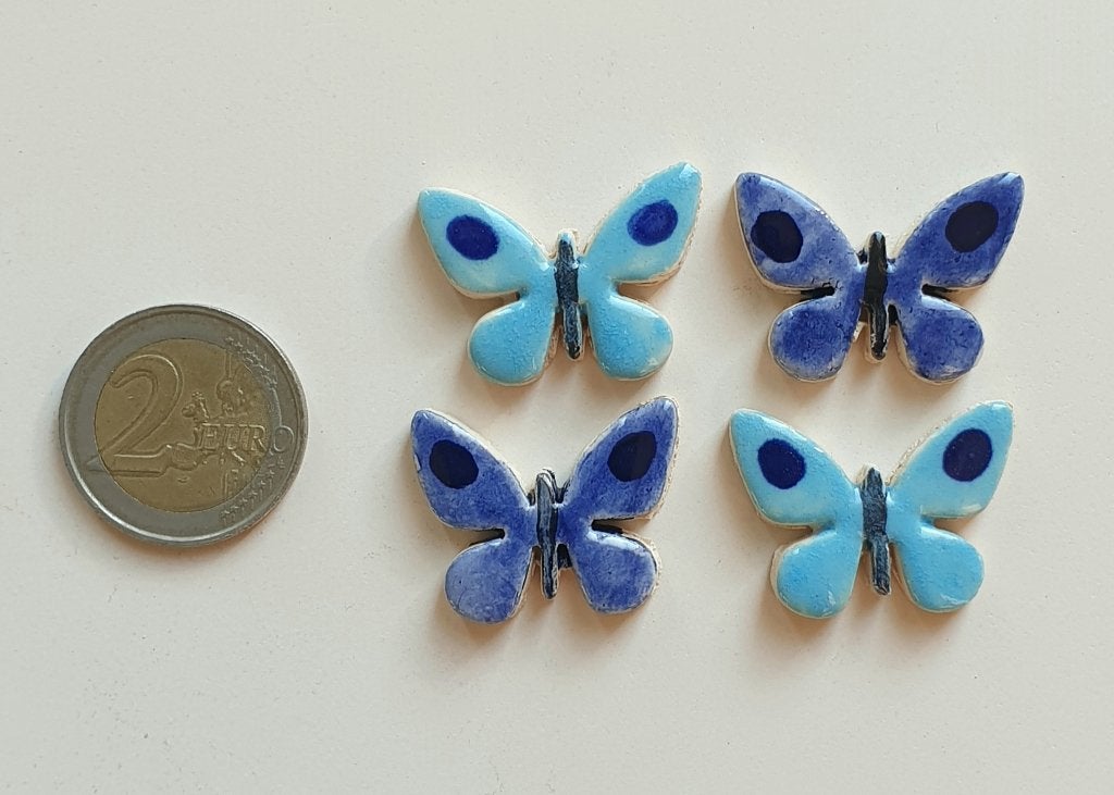 Mozaïek steentjes handgemaakte keramiek vlinders, K4A, Verzenden, Handgemaakt, Dieren, Nieuw