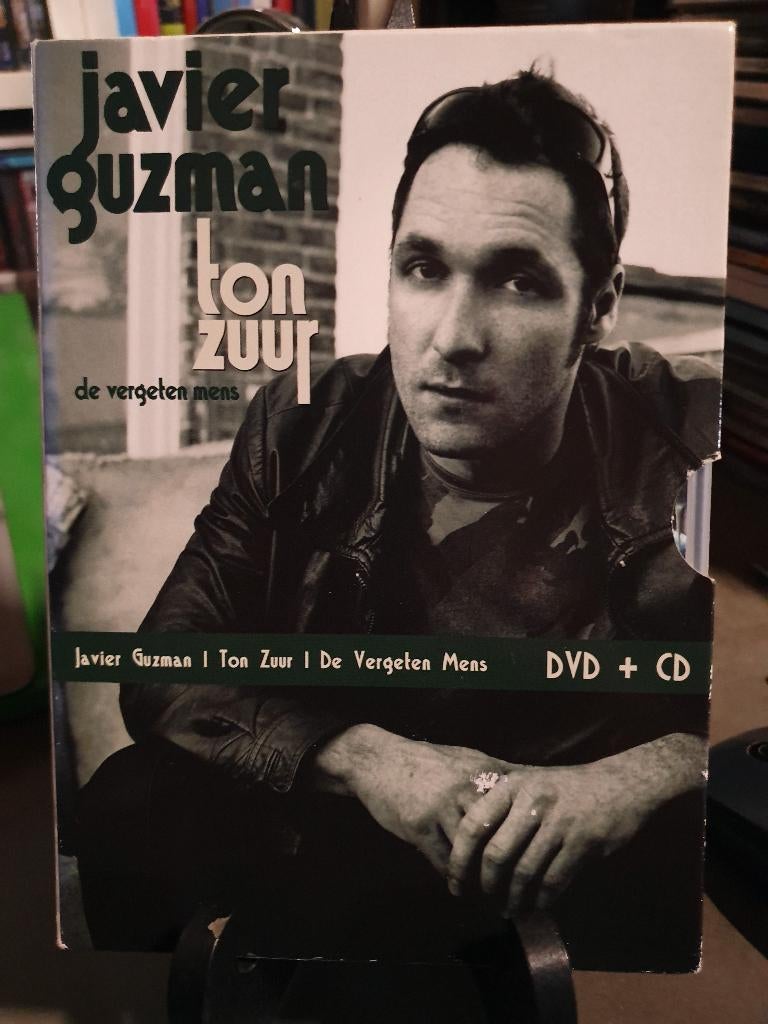 Dvd + Cd Javier Guzman - Ton Zuur - De Vergeten Mens, Alle leeftijden, Ophalen, Zo goed als nieuw, Stand-up of Theatershow