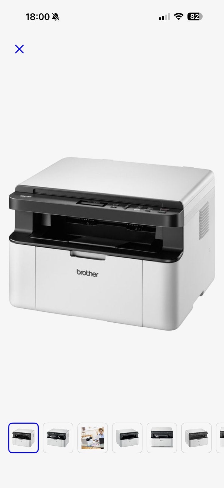 Laserprinter Brother draadloze all in one zwart wit, Ophalen, All-in-one, Nieuw, Mailen