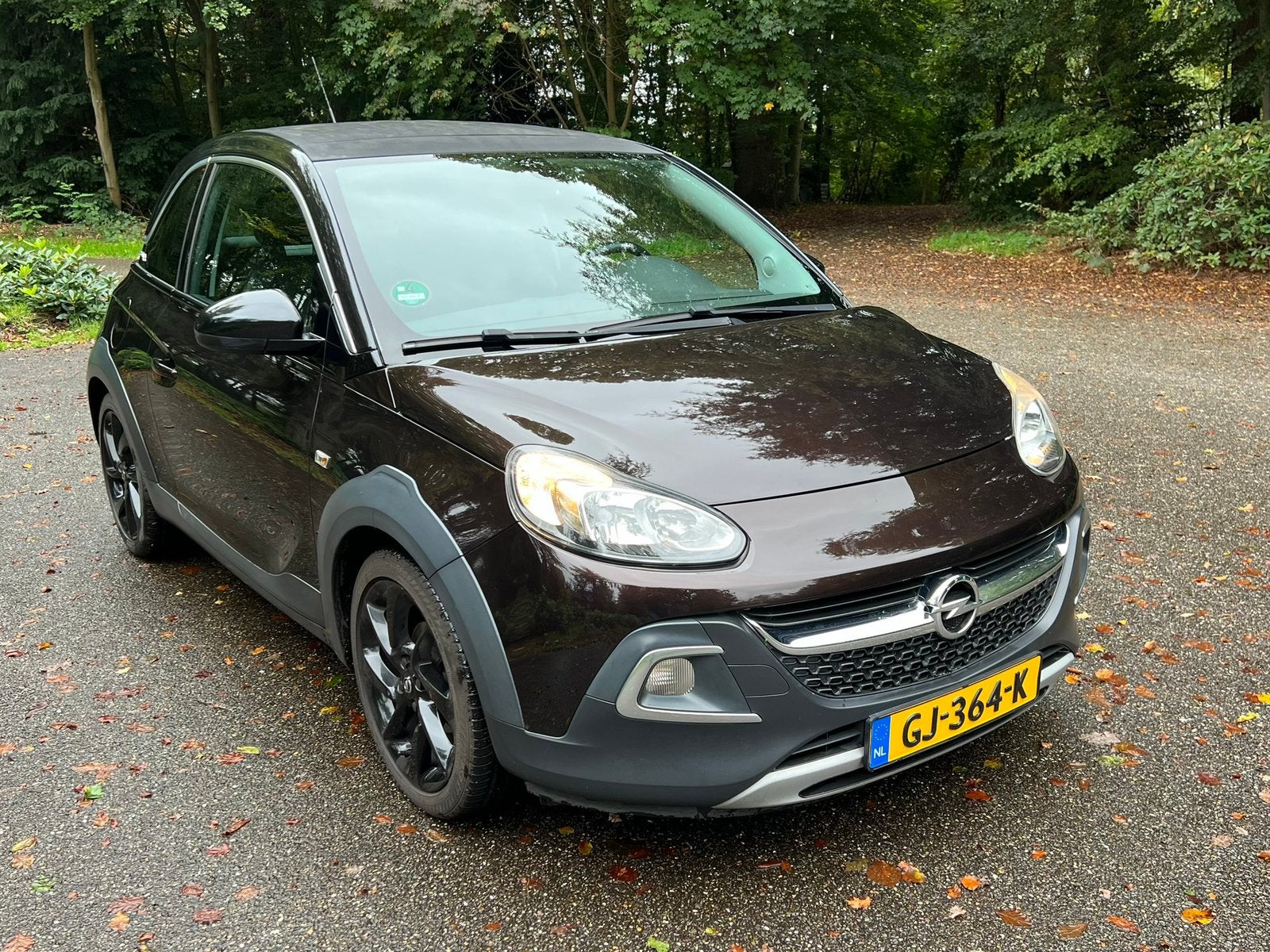 Opel ADAM ROCKS 1.0 Turbo – Open dak – 2e eigenaar!, Auto's, Voorwielaandrijving, ADAM, 40 €/maand, Zwart