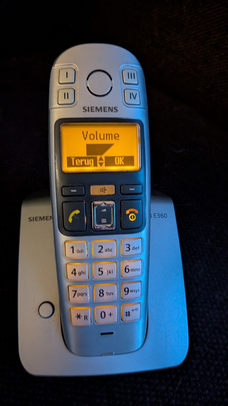 Siemens Gigaset E360 draadloze telefoon met basisstation, Ophalen, Gebruikt, 1 handset