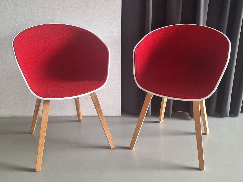 paar Hay About A Chair AAC22 designer stoelen kuip-stoel, Ophalen, Modern design, Twee, Zo goed als nieuw