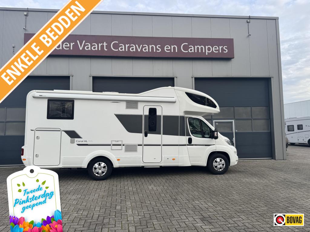 Adria Coral XL Plus A 670 SL Enkele Bedden e1 Eigenaar, Alkoof, Afzuigkap, Bedrijf, Adria