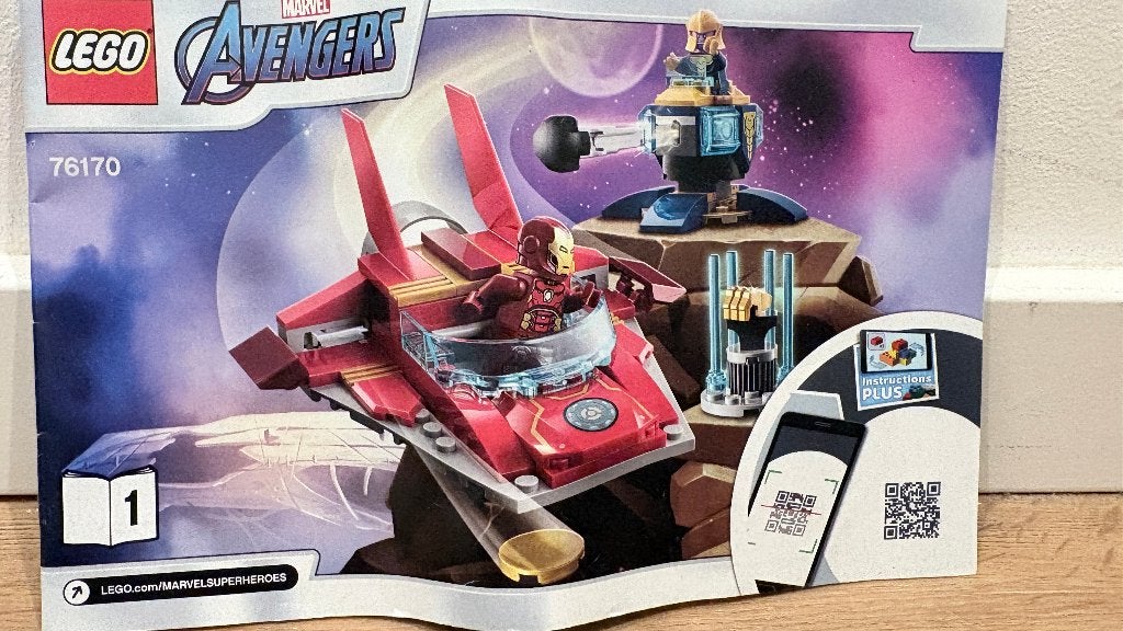 LEGO Marvel Avengers Iron Man vs. Thanos 76170, Marvel, Lego, Ophalen of Verzenden, Zo goed als nieuw