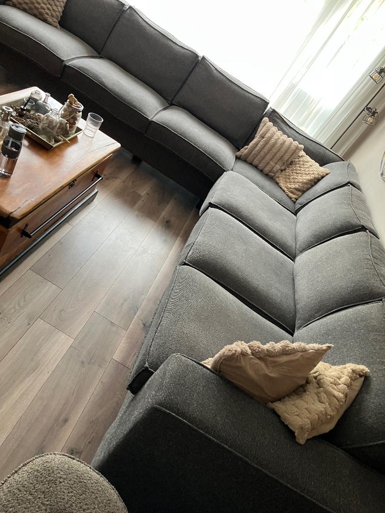 Bankstel hoekbank, Huis en Inrichting, Banken | Bankstellen, Ophalen, Gebruikt, Hoekbank, 300 cm of meer