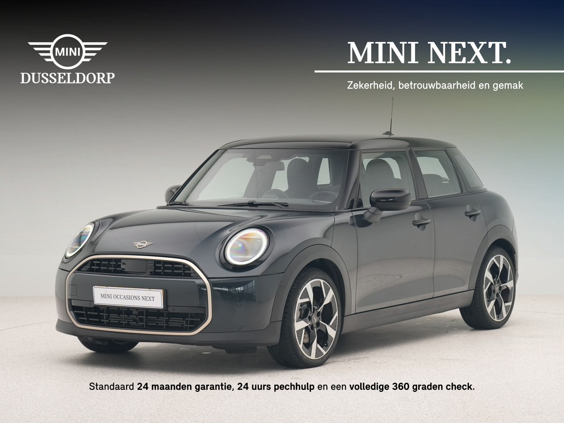 MINI 5-deurs Cooper C Favoured Pakket M (bj 2025, automaat), Gebruikt, 156 pk, Met garantie (alle), Bedrijf