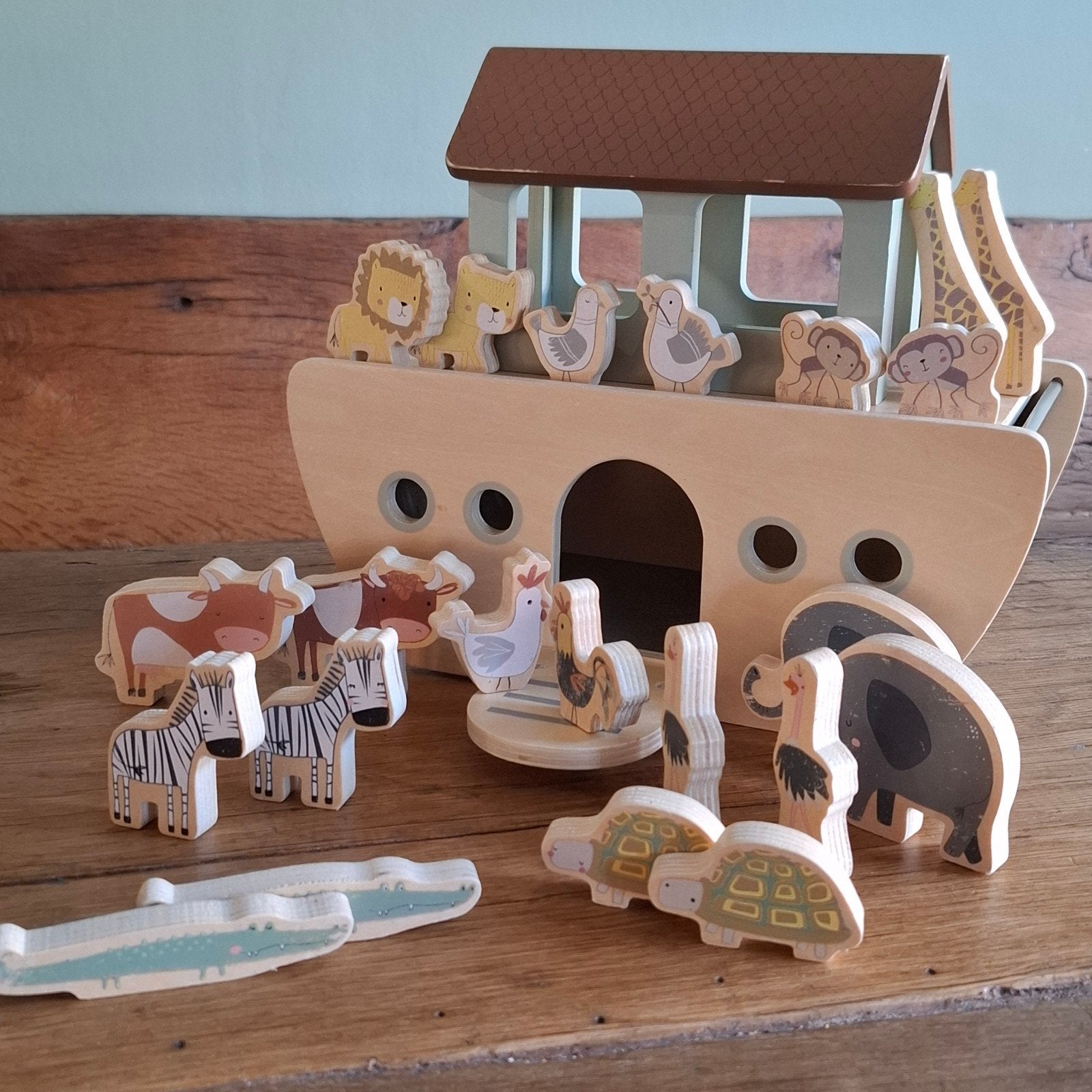 Little Dutch Houten Ark van Noach, Kinderen en Baby's, Ophalen of Verzenden, Gebruikt