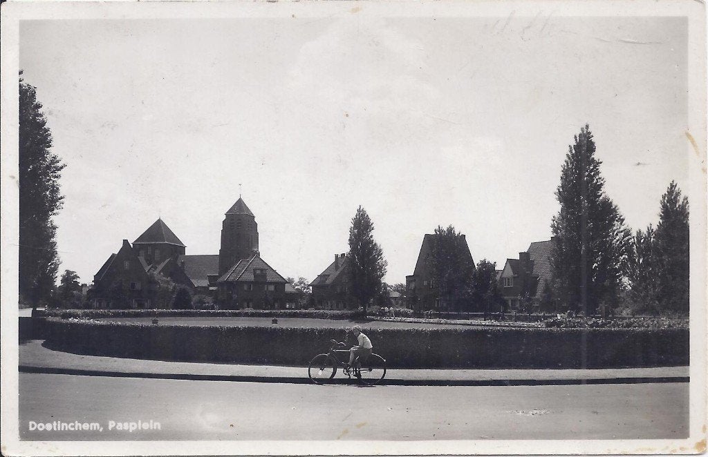 Doetinchem Pasplein Oude Gelopen Ansichtkaart ( A2332 ), Verzamelen, Ophalen of Verzenden, 1960 tot 1980, Gelopen, Gelderland