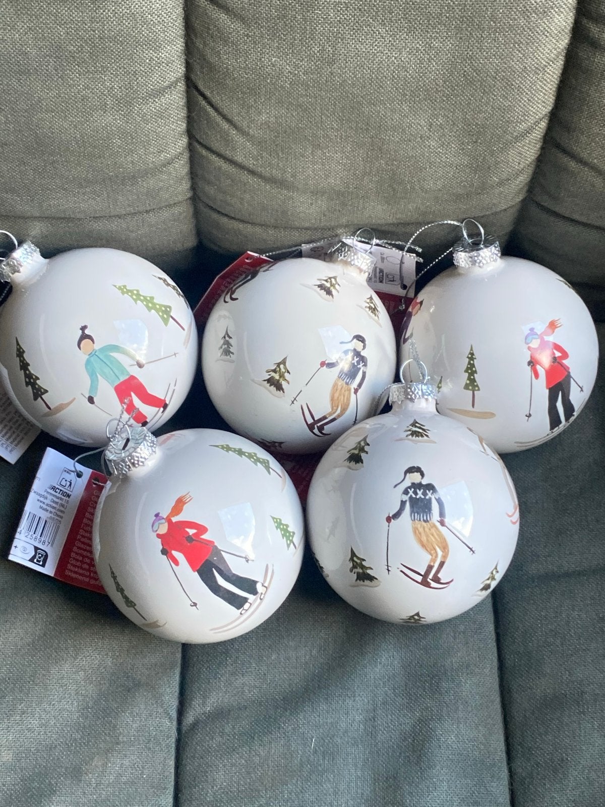 Ski kerstballen, Ophalen of Verzenden