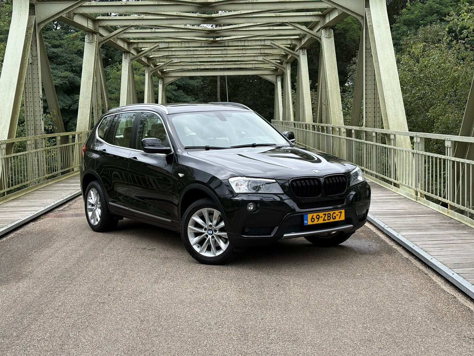 BMW X3 Xdrive 20d 184pk Aut. 2012 Zwart 8-traps automaat, Auto's, BMW, Automaat, Euro 5, 1995 cc, Beige
