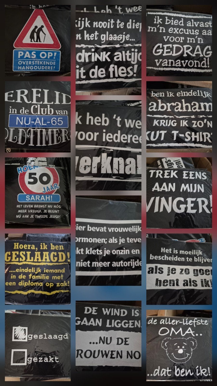 Partij tekst T-Shirts paper dreams 80 stuks NIEUW, Ophalen of Verzenden, Nieuw