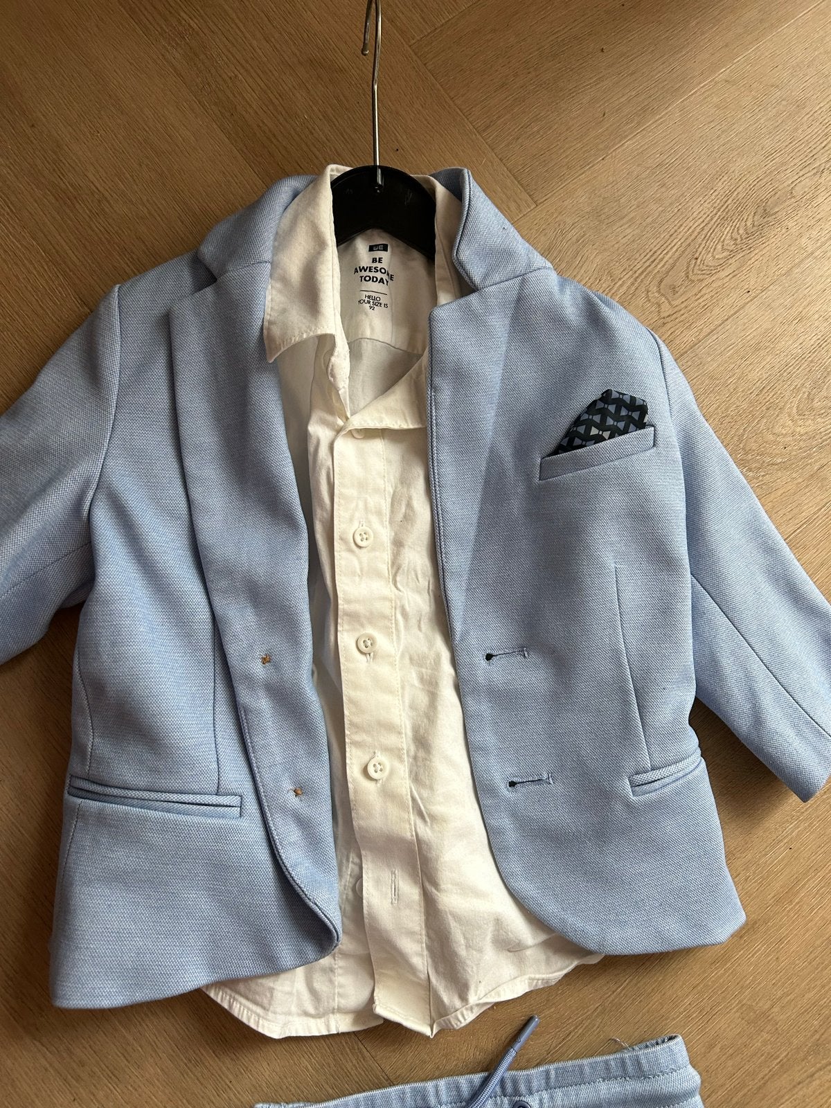 WE Kids Pak: Blazer, Overhemd & Broek - Maat 92, Ophalen of Verzenden, Zo goed als nieuw, Jongen