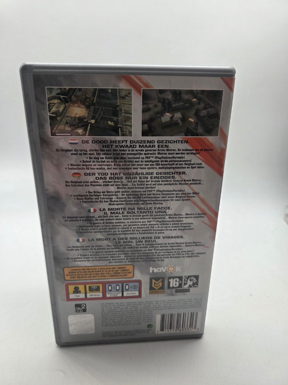 Killzone Liberation PSP Platinum Edition, Ophalen of Verzenden, Retro Games, Marktplaats@Gameshopzwolle.nl, Zwolle