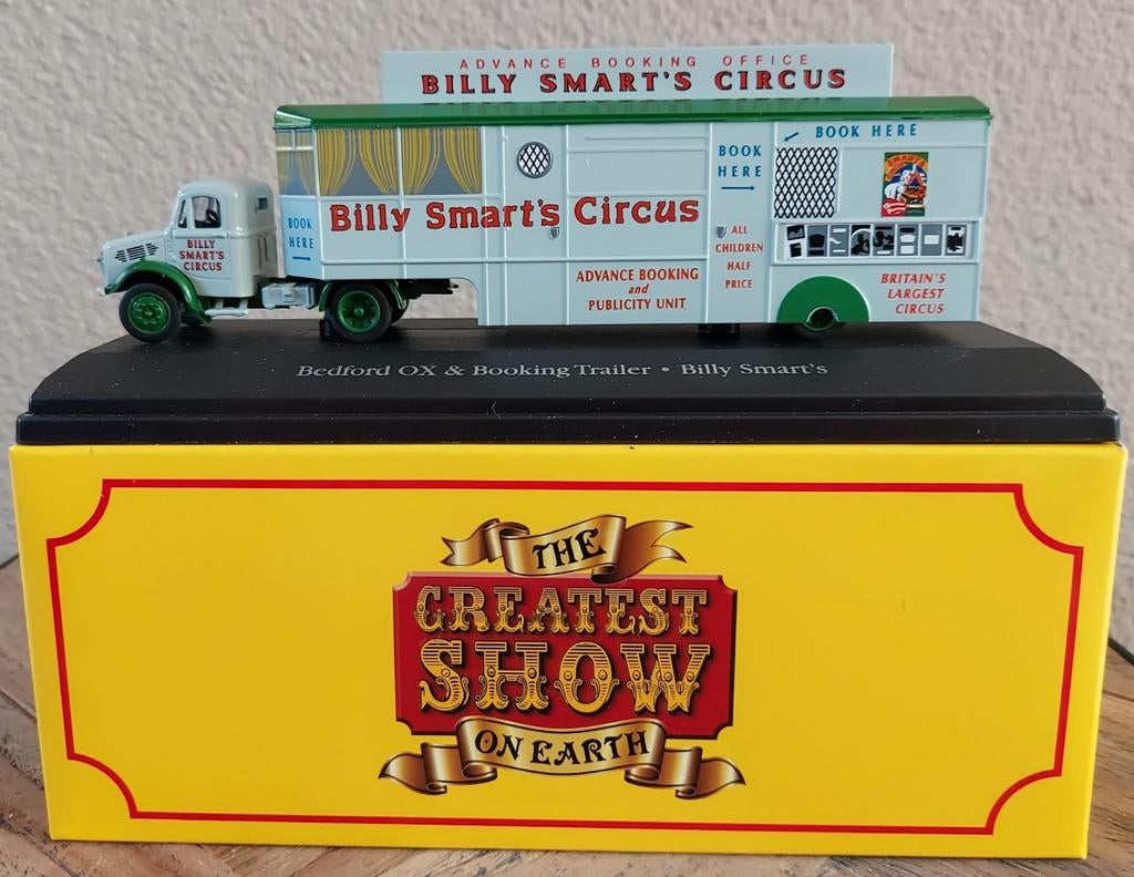 Nieuwe miniatuurauto Billy Smart's Circus greatest show, Overige merken, Auto, Nieuw, Ophalen of Verzenden