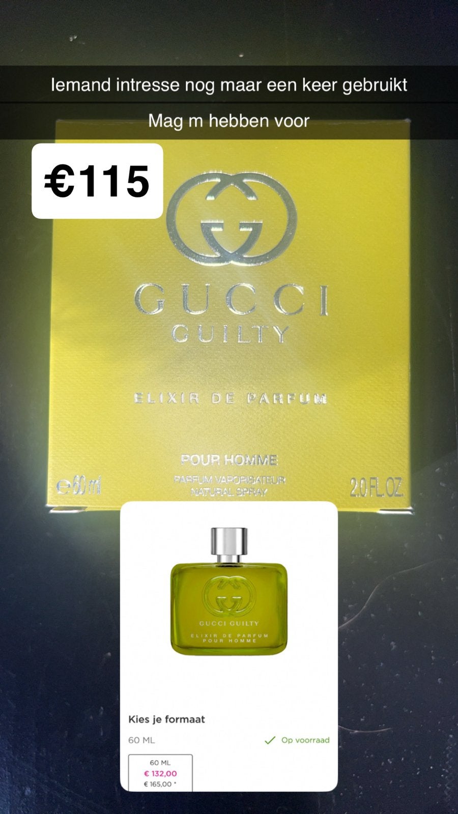 Gucci Guilty Elixir de Parfum Pour Homme 60ml, Sieraden, Tassen en Uiterlijk, Uiterlijk | Parfum, Ophalen, Zo goed als nieuw