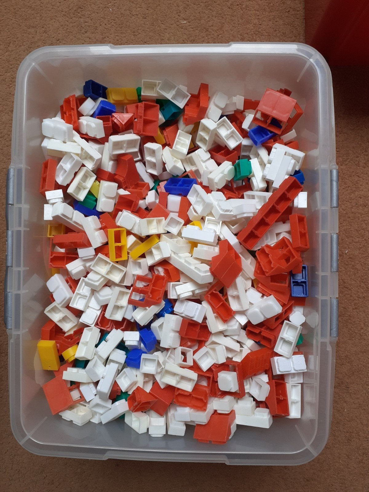 montini plastic bouwstenen, Ophalen, Gebruikt