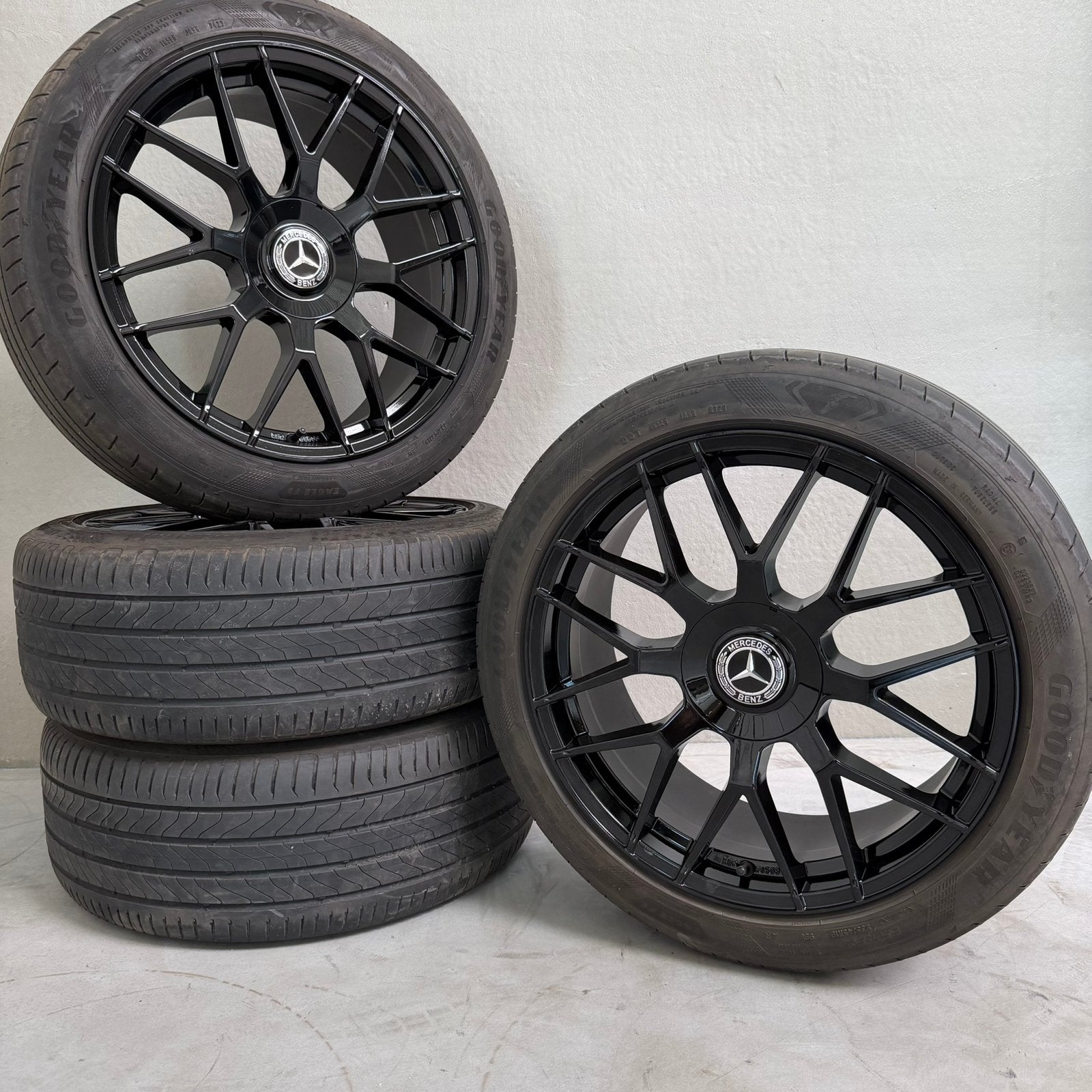19 inch Mercedes V Klasse Vito Viano velgen met zomerbanden, 19 inch, Gebruikt, Banden en Velgen, Ophalen of Verzenden