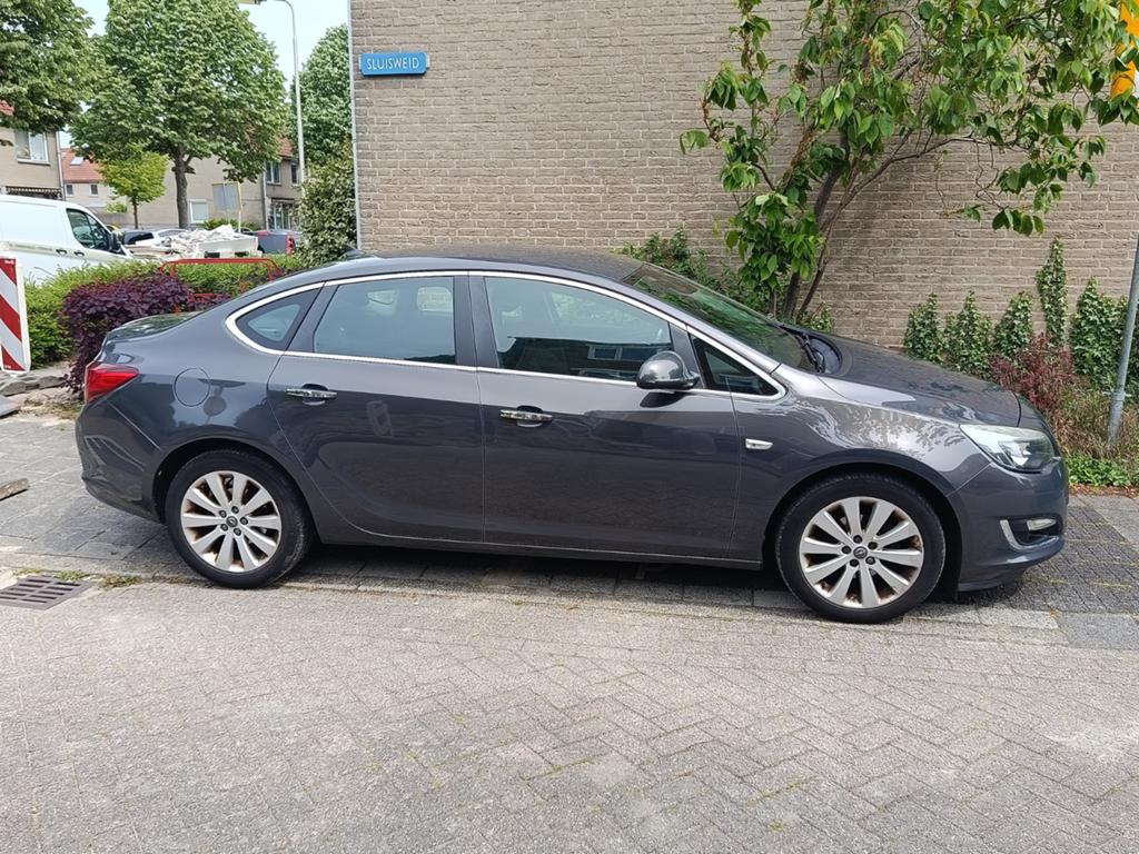 Opel Astra 1.4 Turbo Ecotec 103KW 4-D 2012 Grijs, Voorwielaandrijving, Stof, 1250 kg, 4 cilinders