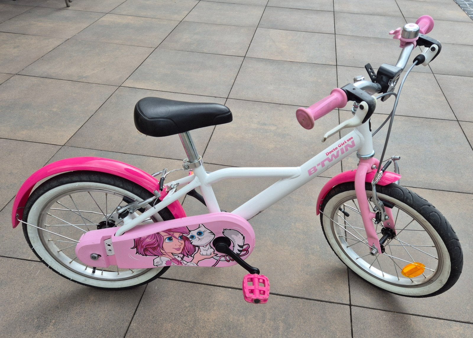 B'TWIN kinderfiets 16 inch, Ophalen, Gebruikt, 16 tot 20 inch