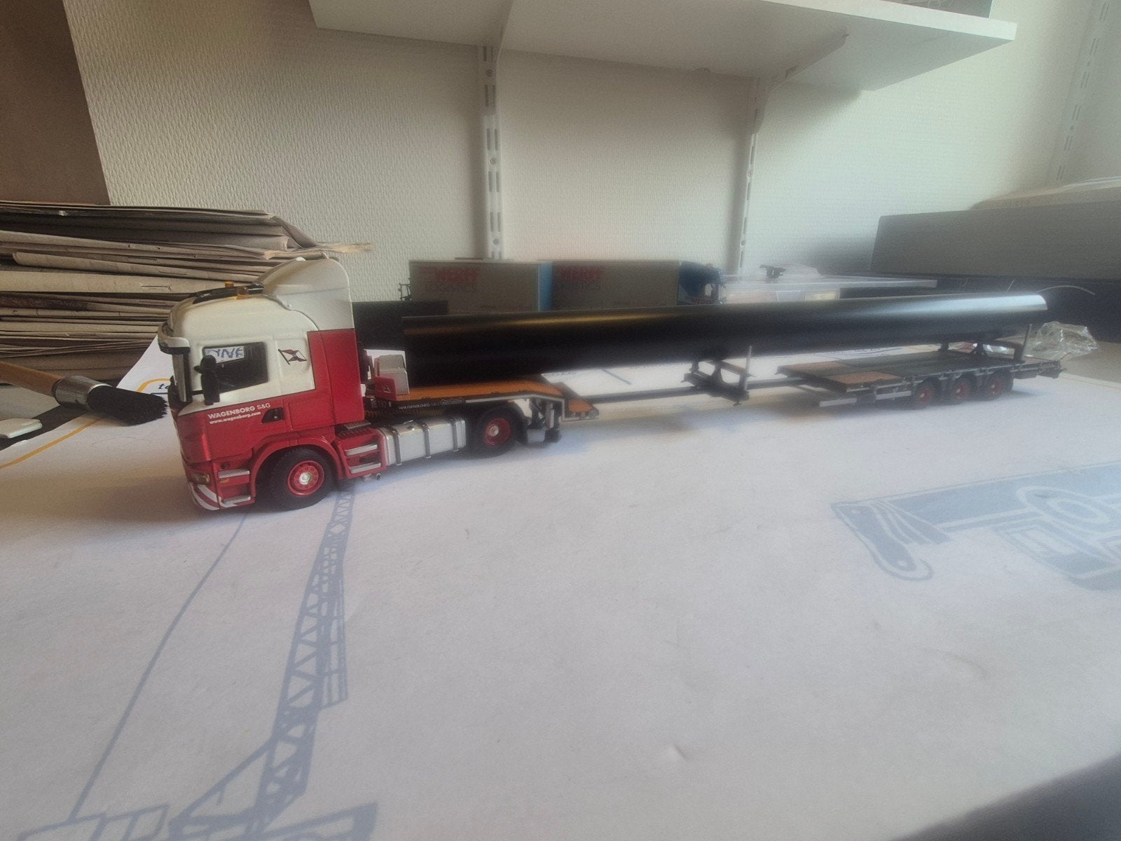 Scania highline wagenborg nedlift, Ophalen of Verzenden, Zo goed als nieuw, Bus of Vrachtwagen, Wsi