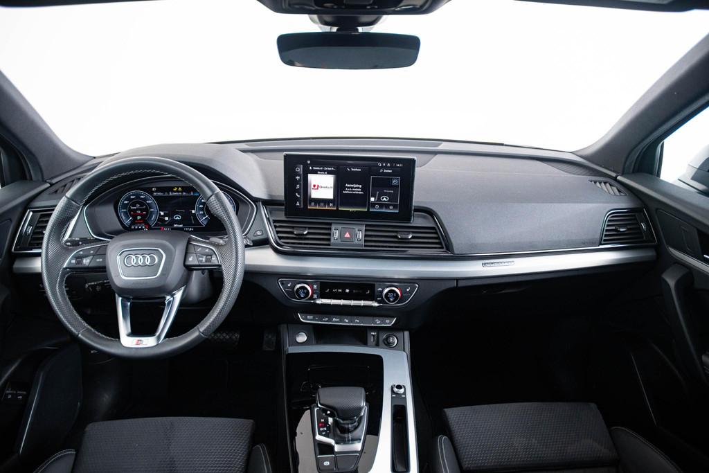 Audi Q5 55 TFSI e S edition Adaptieve cruise control - Elekt, Automaat, 12 maanden, 14 kWh, Gebruikt