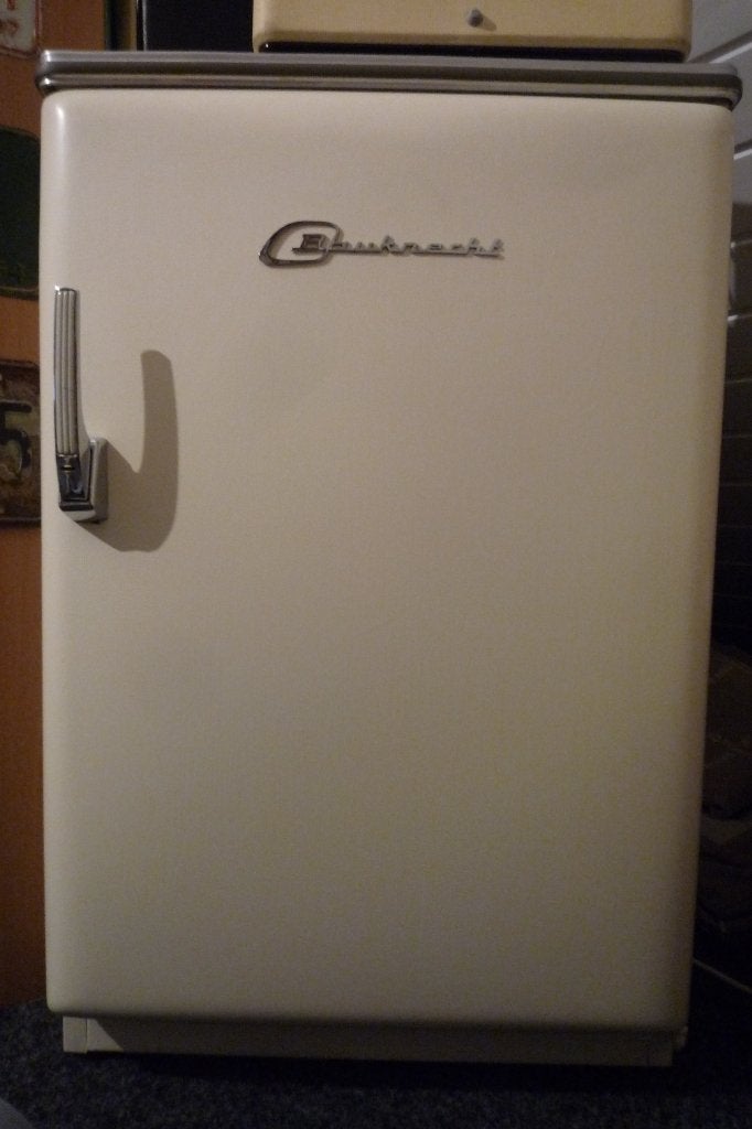 Koelkast Retro, Witgoed en Apparatuur, Koelkasten en IJskasten, Ophalen, Gebruikt, Minder dan 85 cm, 100 tot 150 liter