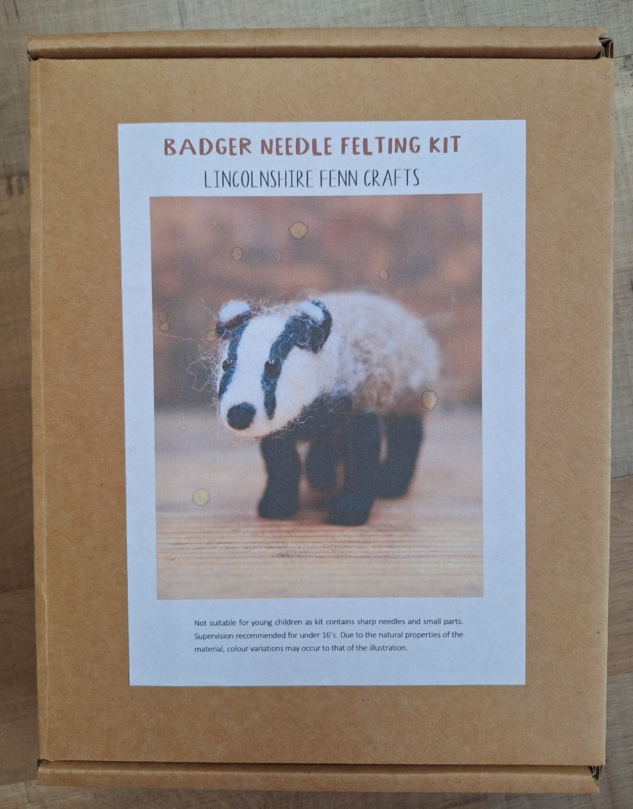 Naaldviltpakket Das - Lincolnshire Fenn Crafts, Nieuw, Meerkleurig, Ophalen of Verzenden, Overige merken