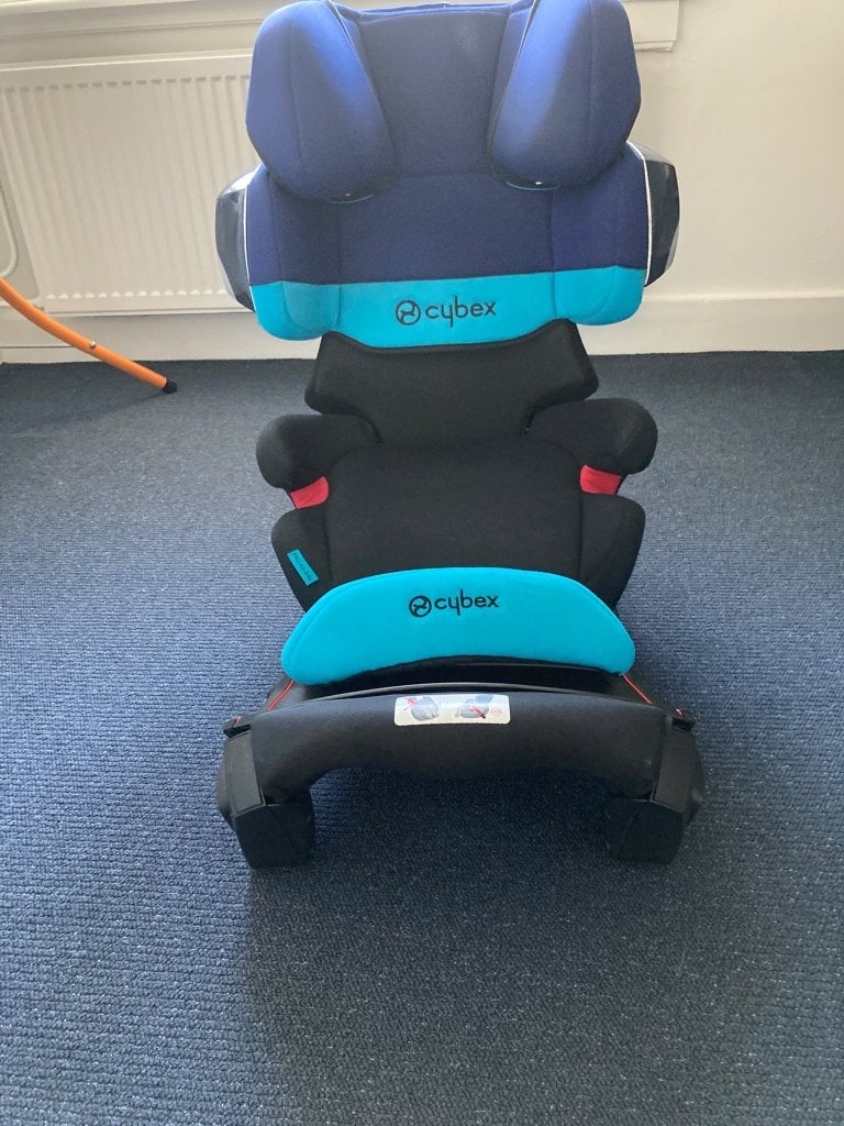 Cybex autostoel Pallas 2-fix - Blauw, Gebruikt, 15 t/m 36 kg, Verstelbare rugleuning, Isofix
