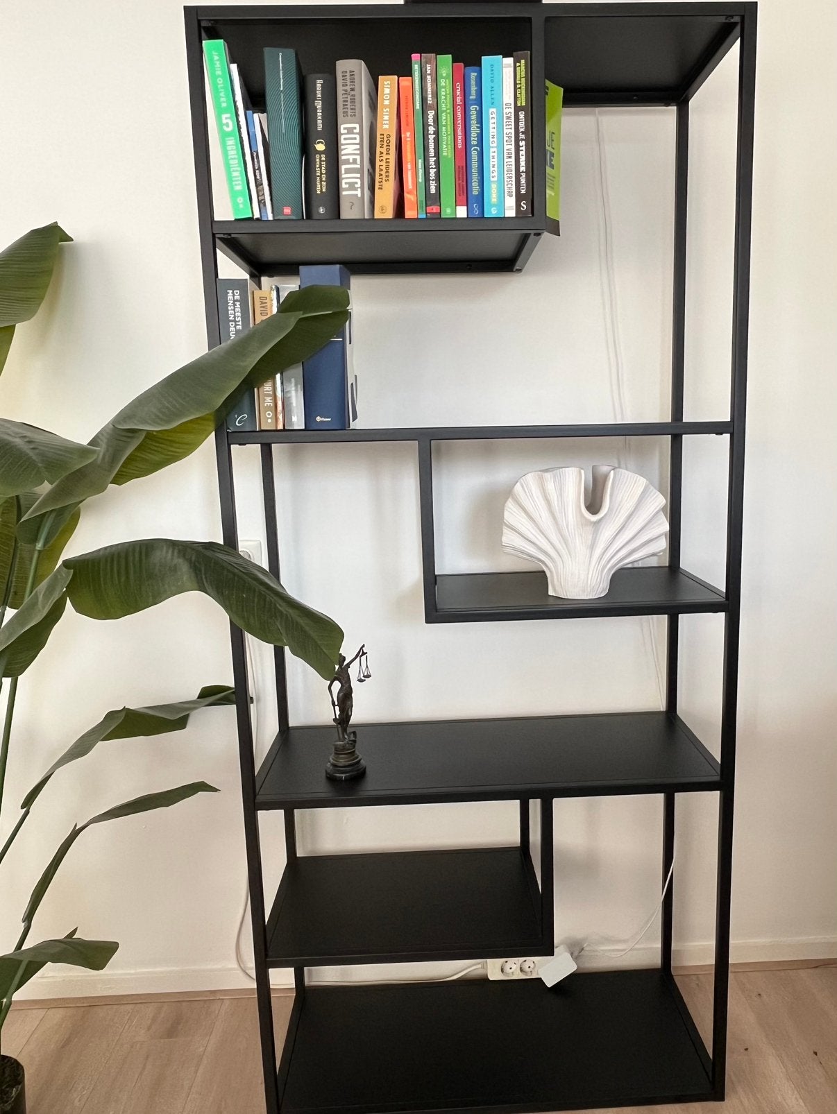 Vakkenkast, Huis en Inrichting, Kasten | Wandmeubels, Ophalen, Zo goed als nieuw, Minder dan 150 cm, Metaal