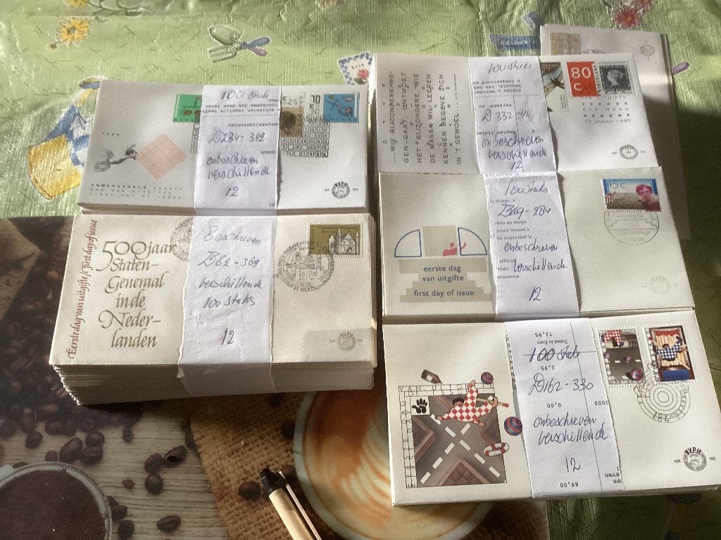 500 fdc Nederland tussen E70 en 411 onbeschreven niet nagek, Ophalen, Onbeschreven, Nederland