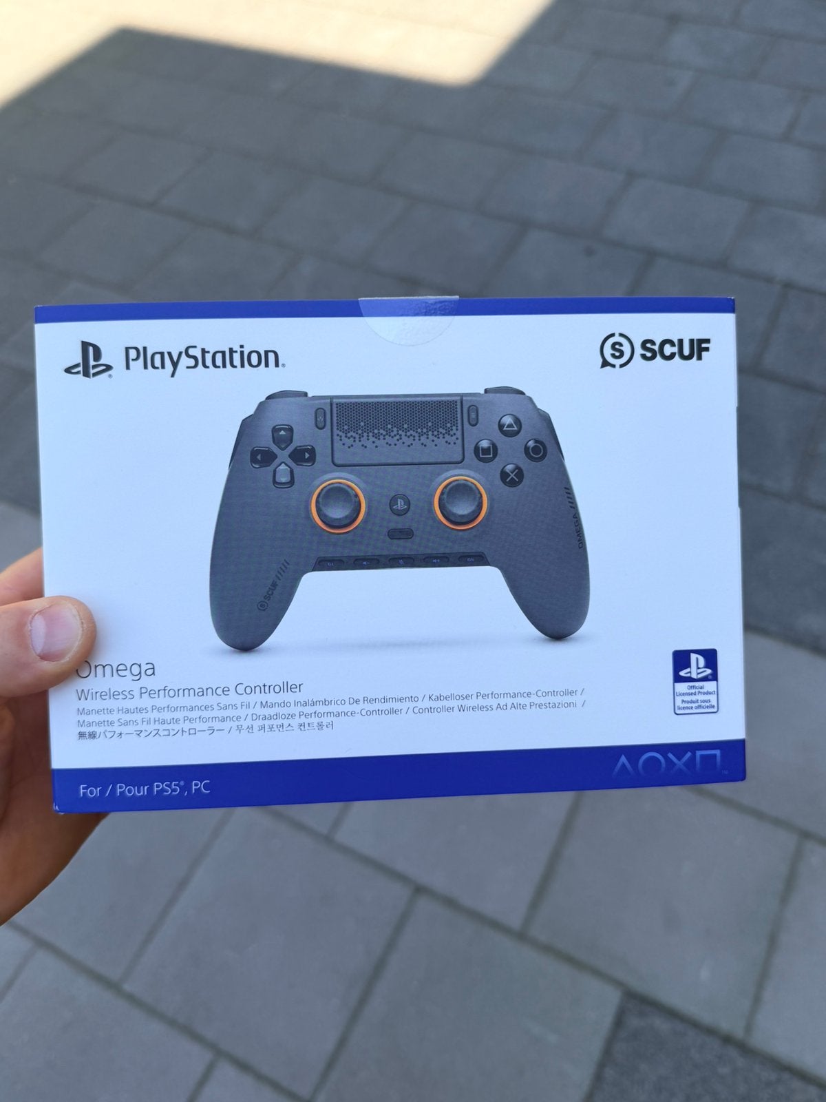 SCUF OMEGA STEEL GRAY Playstation 5 pro controller, PlayStation 5, Nieuw, Ophalen of Verzenden, Controller