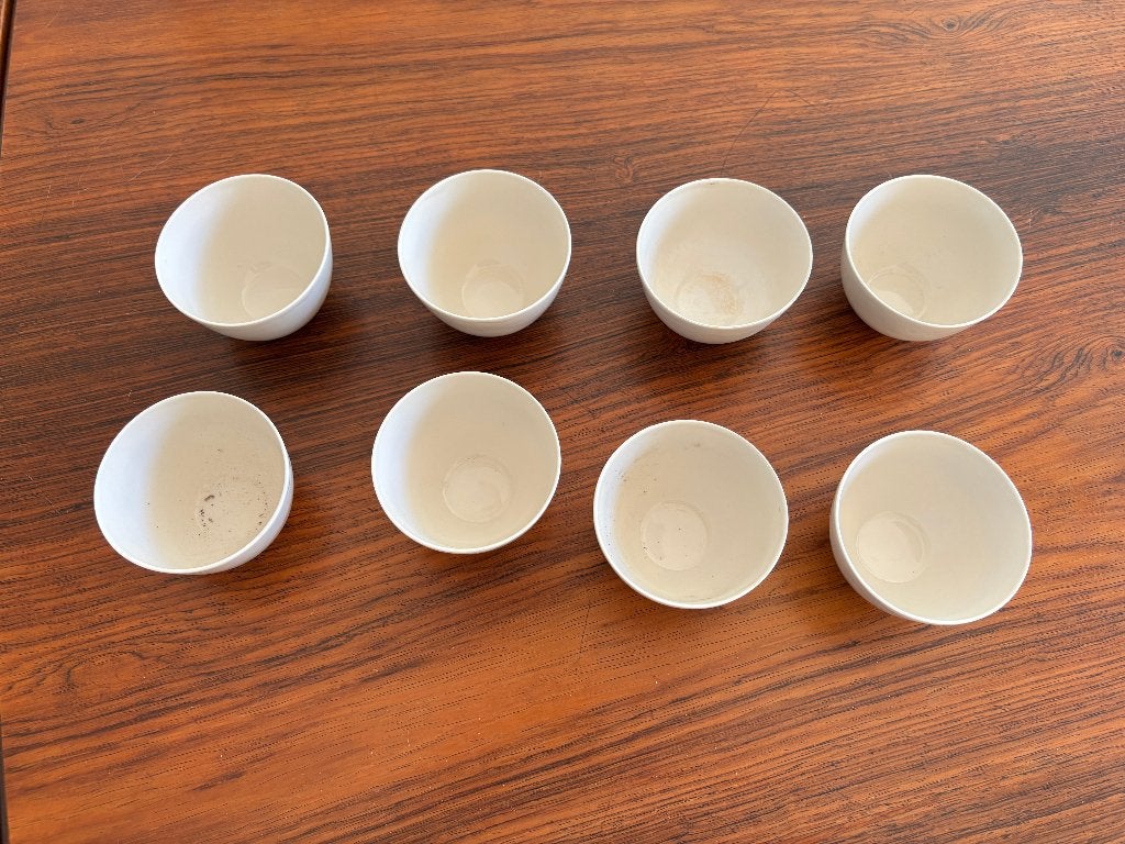 laboratorium glaswerk - keramische kommetjes, Antiek en Kunst, Verzenden