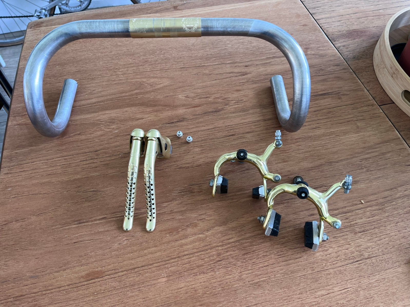 Weinmann type 500 gouden remmen + Sakae road champion stuur, Ophalen of Verzenden, Zo goed als nieuw, Remmen