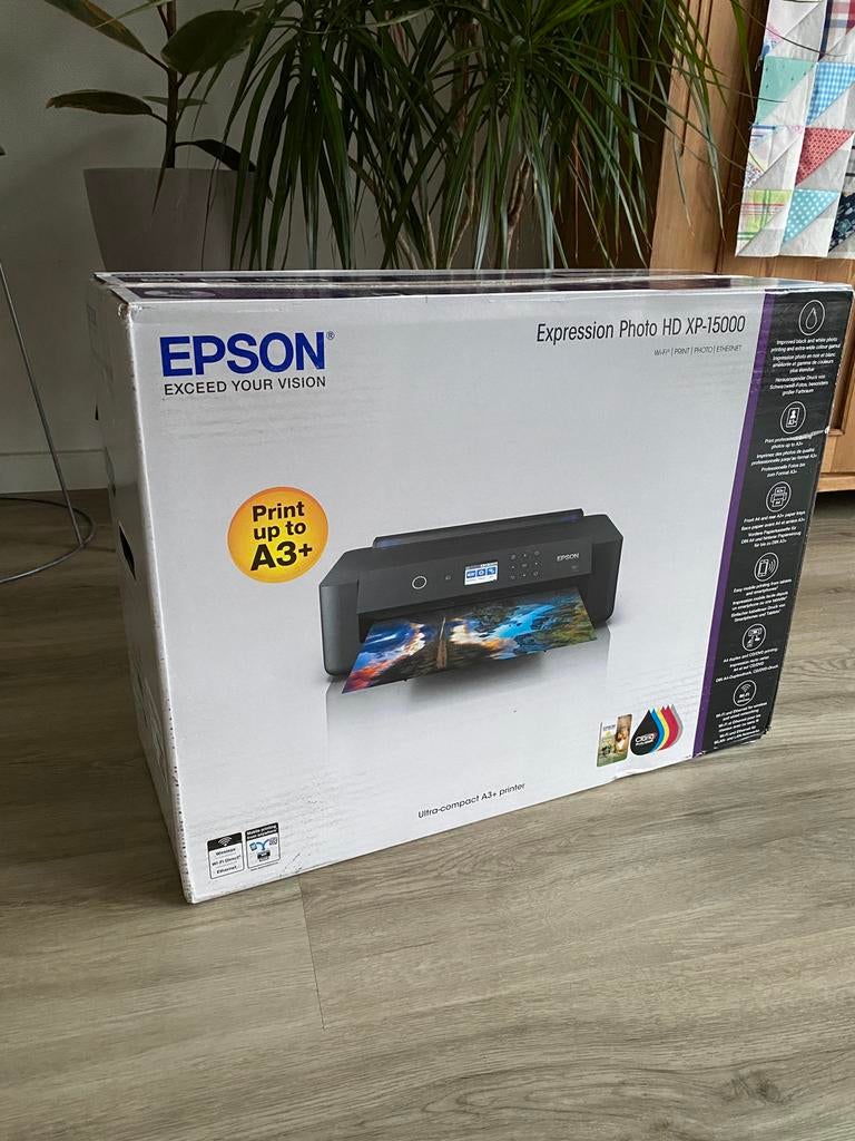 Epson Expression Photo XP 15000 A3+ intjet printer 6 kleuren, Computers en Software, Printers, Fotoprinter, Kleur printen, Inkjetprinter