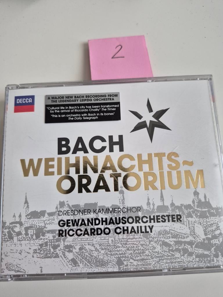 Bach Weihnachtsoratorium - Riccardo Chailly CD, Cd's en Dvd's, Cd's | Klassiek, Ophalen of Verzenden, Barok, Zo goed als nieuw