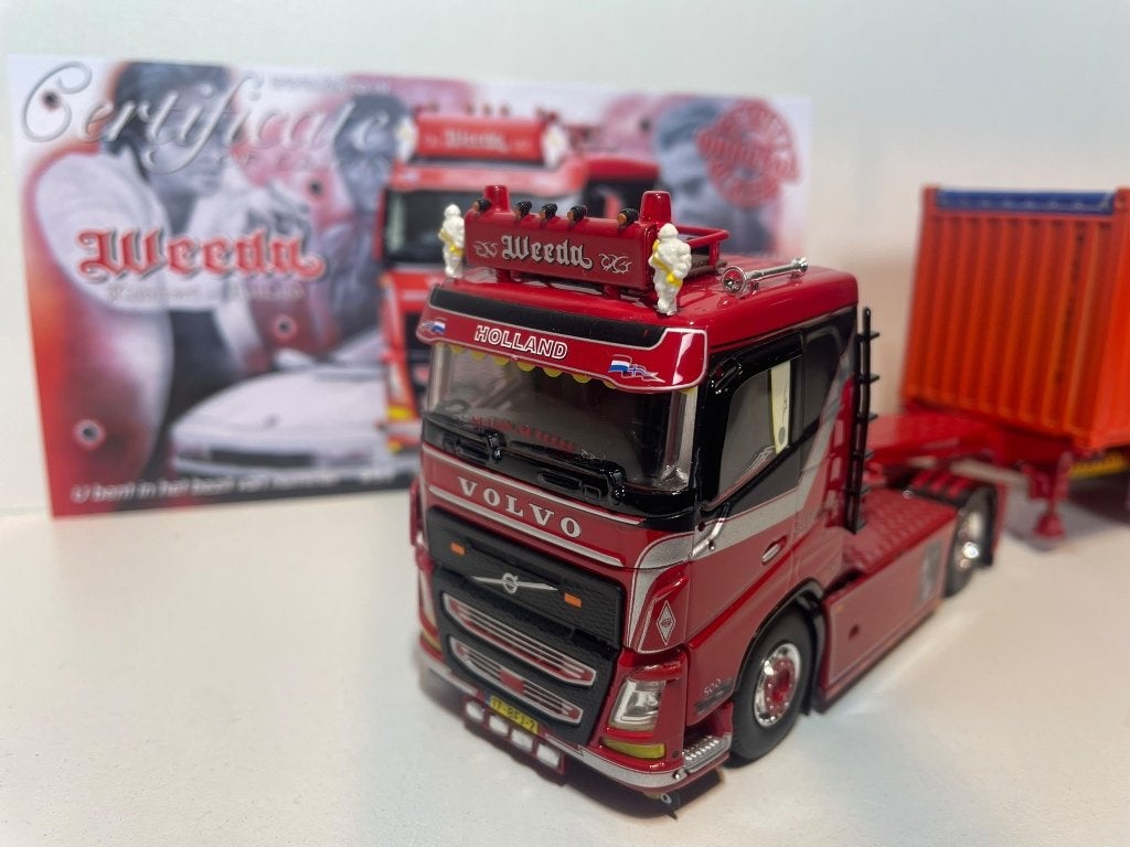 Tekno Volvo FH04 Weeda Miami Vice, Hobby en Vrije tijd, Ophalen of Verzenden, Bus of Vrachtwagen, Tekno