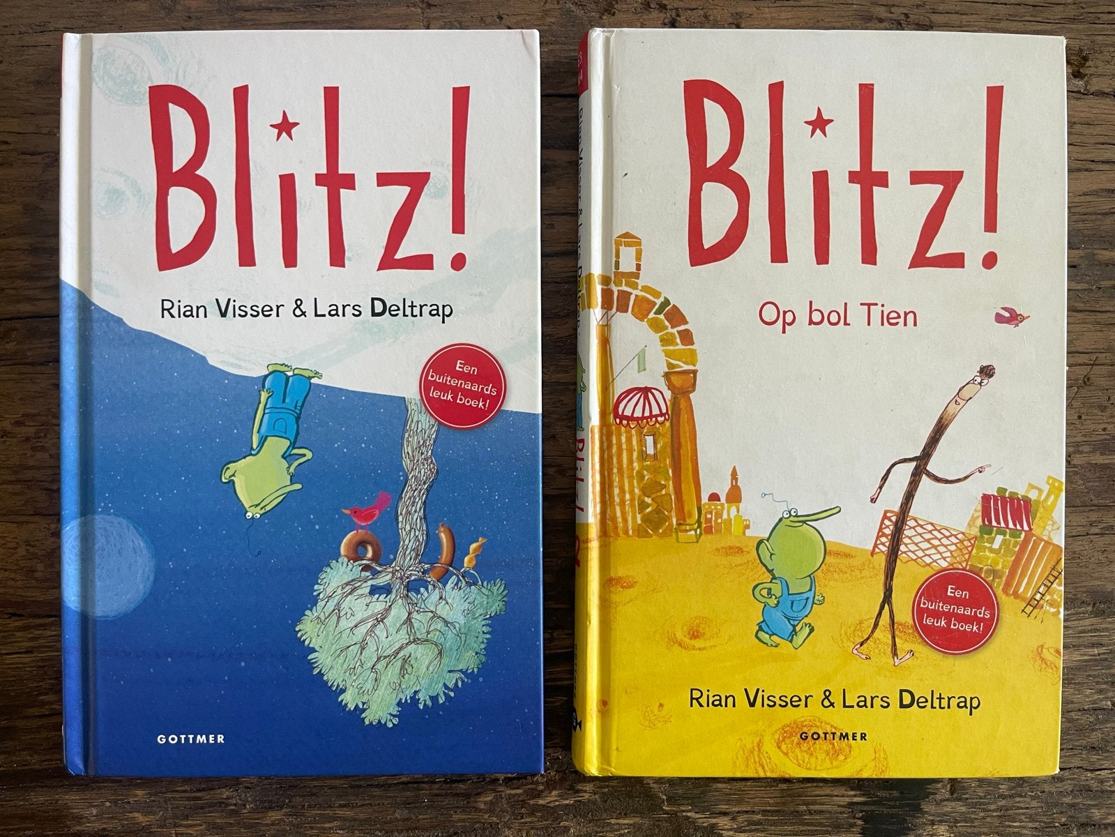 Blitz! Boek 1 en Boek 2 - Rian Visser & Lars Deltrap, Boeken, Kinderboeken | Jeugd | onder 10 jaar, Ophalen of Verzenden, Zo goed als nieuw