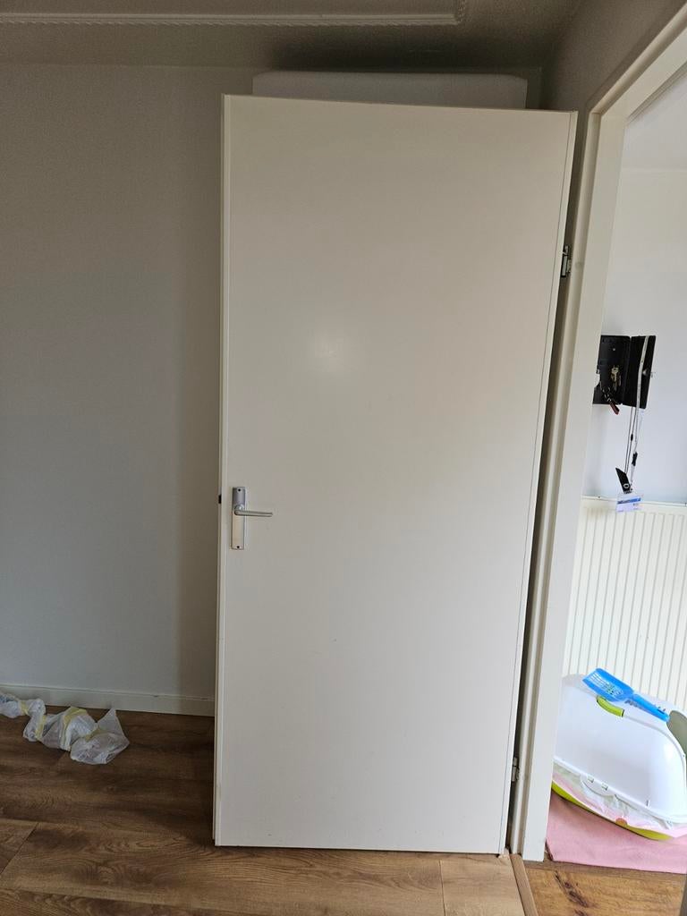 Opdekdeur links 211,5 x 88 cm, Doe-het-zelf en Verbouw, Deuren en Horren, Ophalen of Verzenden