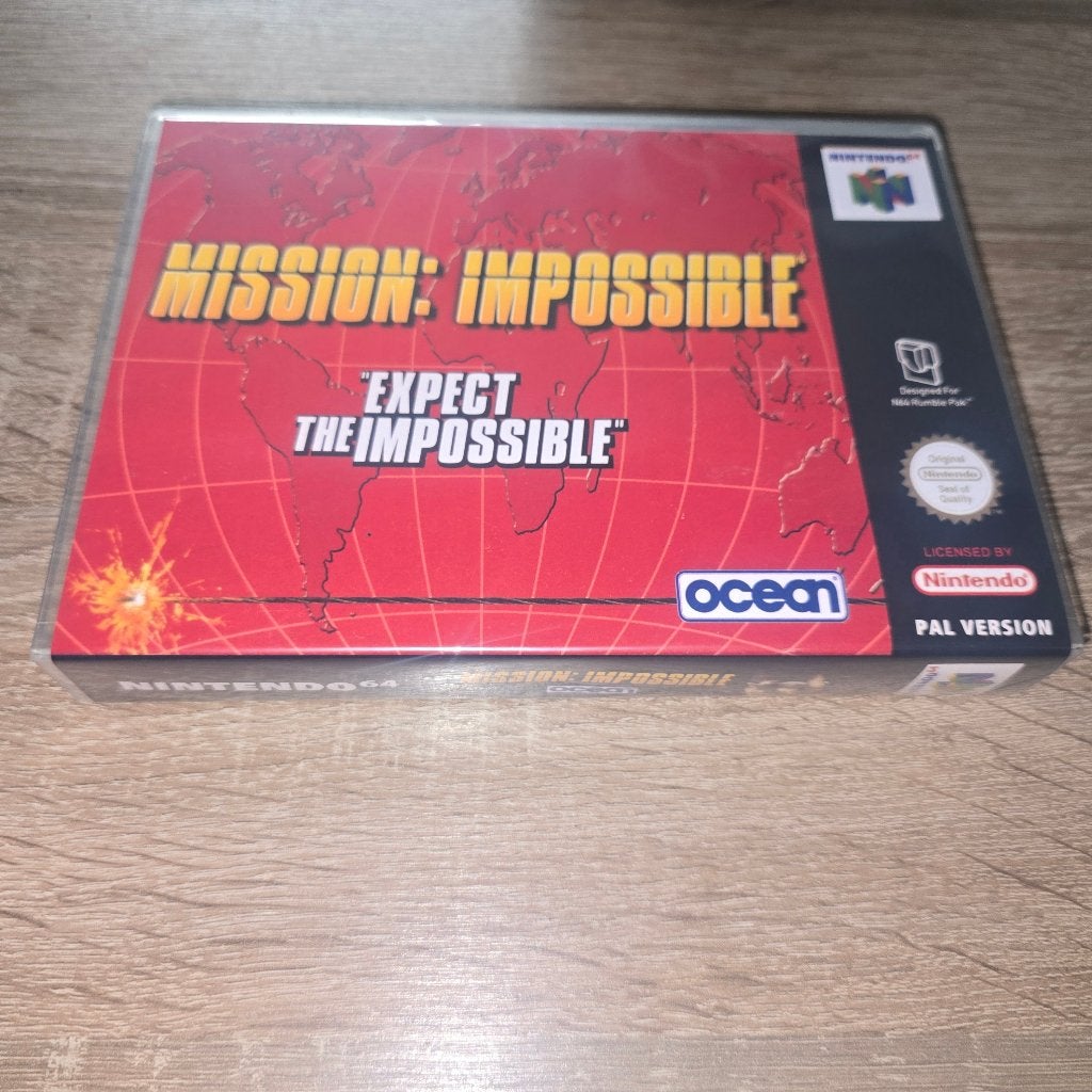 Mission: Impossible N64 Game Case (2), Spelcomputers en Games, Avontuur en Actie, Verzenden, 1 speler, Zo goed als nieuw