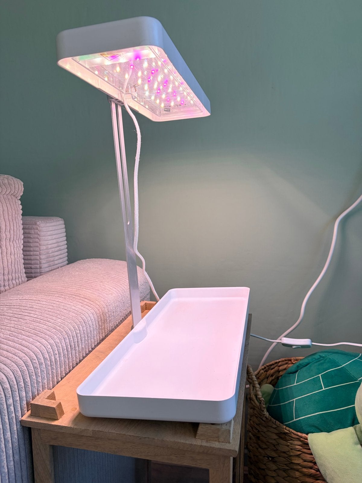 LED Kweeklamp voor binnenplanten, Tuin en Terras, Ophalen, Zo goed als nieuw, Kweeklamp