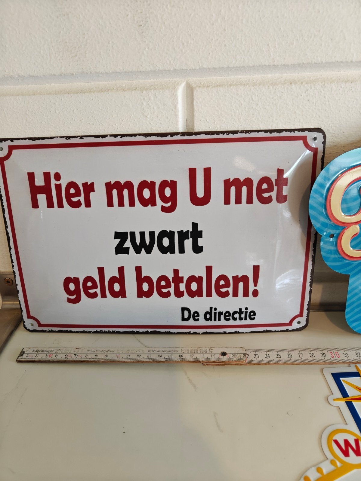 Set van 6 Metalen Mancave borden nu 20 euro bij elkaar, Reclamebord, Ophalen of Verzenden, Zo goed als nieuw, X