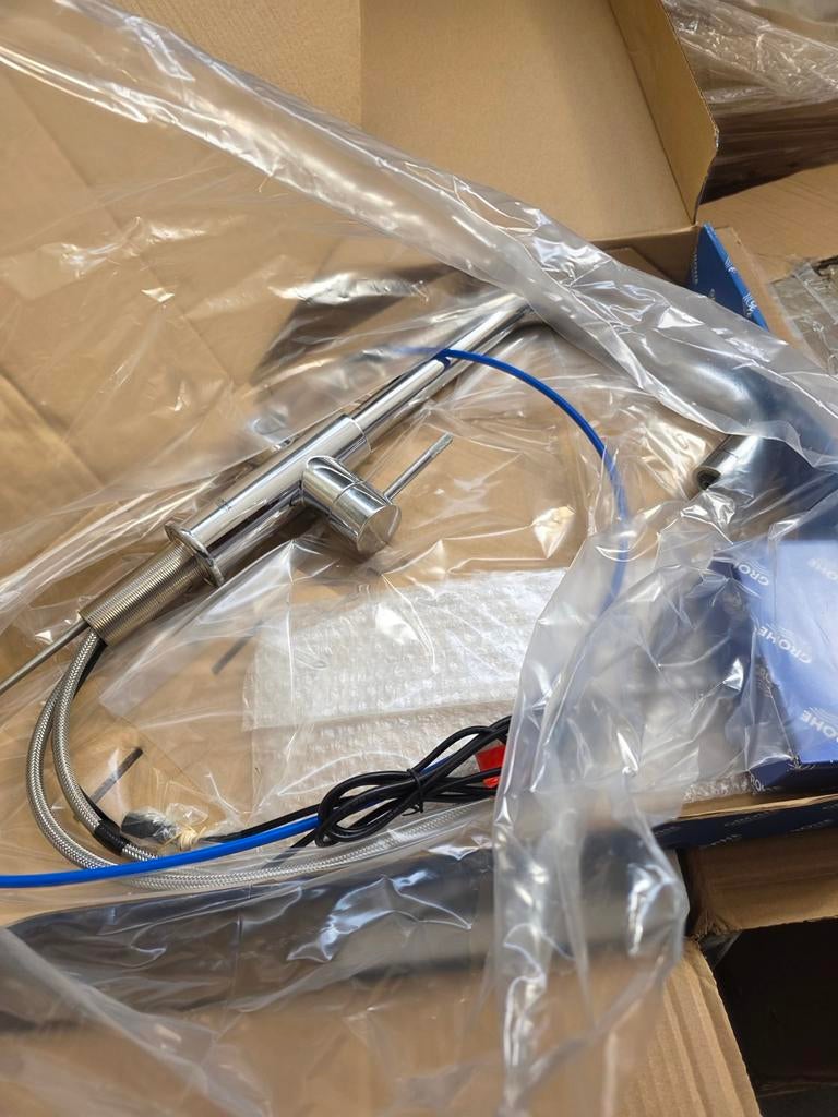 GROHE Blue Home Keukenkraan met Filter en Koeler Chroom, Ophalen of Verzenden, Nieuw