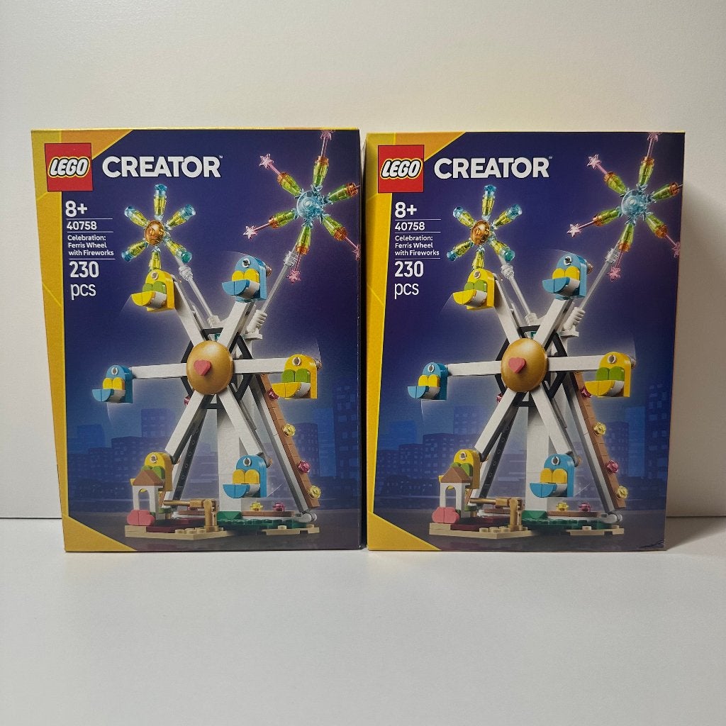 LEGO Creator - 40758 Celebration Ferris Wheel (2x), Ongeopend/sealed, Lego, Nieuw, Ophalen of Verzenden