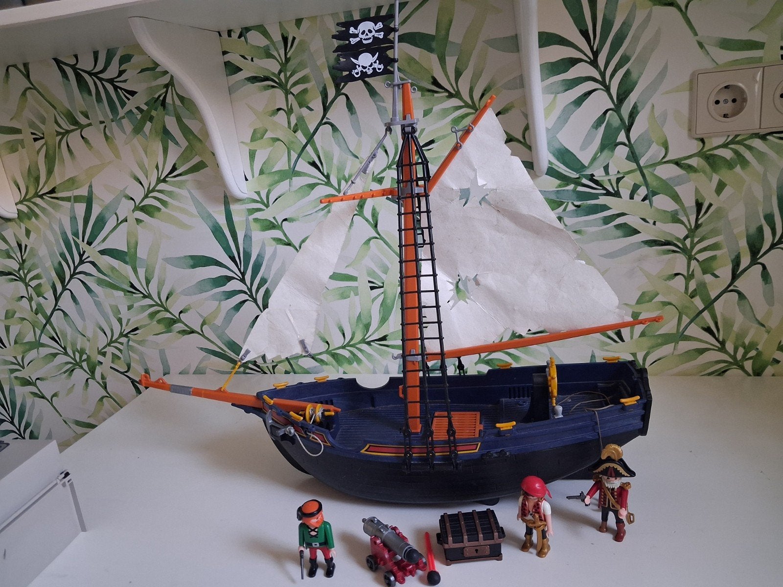 Playmobil piratenschip setnr 5810, Kinderen en Baby's, Speelgoed | Playmobil, Pirates, Gebruikt, Complete set, Ophalen of Verzenden